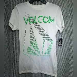White Volcom T shirt